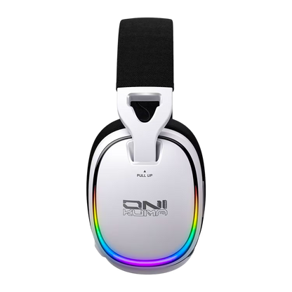 Audífonos Gamer Inalámbricos Onikuma GT805 Blanca| 4 en 1 | Mic Oculto ENC | 60H Batería | PS5, PC, Switch, Móvil