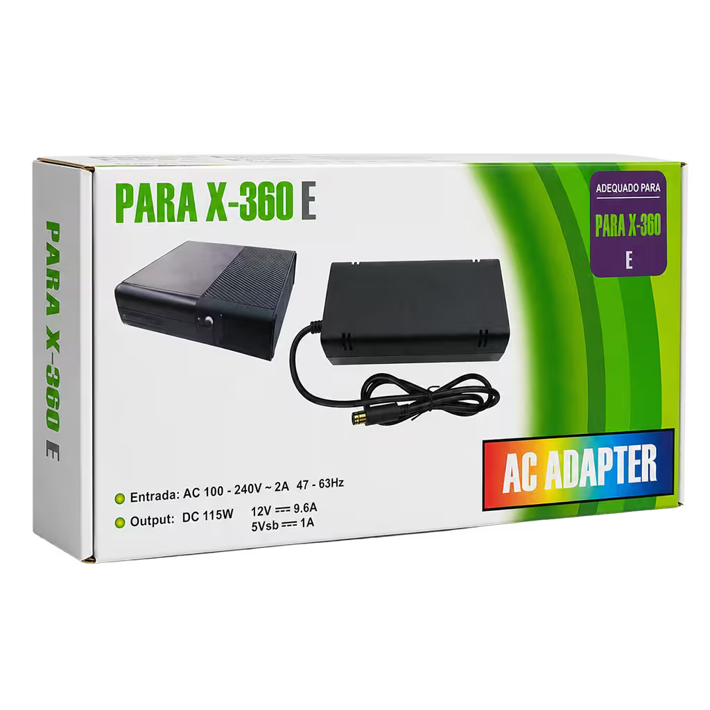 Fuente de Poder Genérica Xbox 360 Super Slim | Voltaje Automático Indicador LED