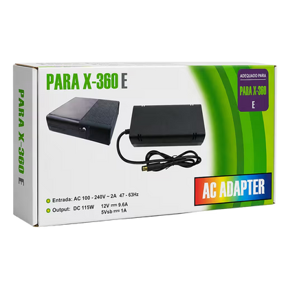 Fuente de Poder Genérica Xbox 360 Super Slim | Voltaje Automático Indicador LED