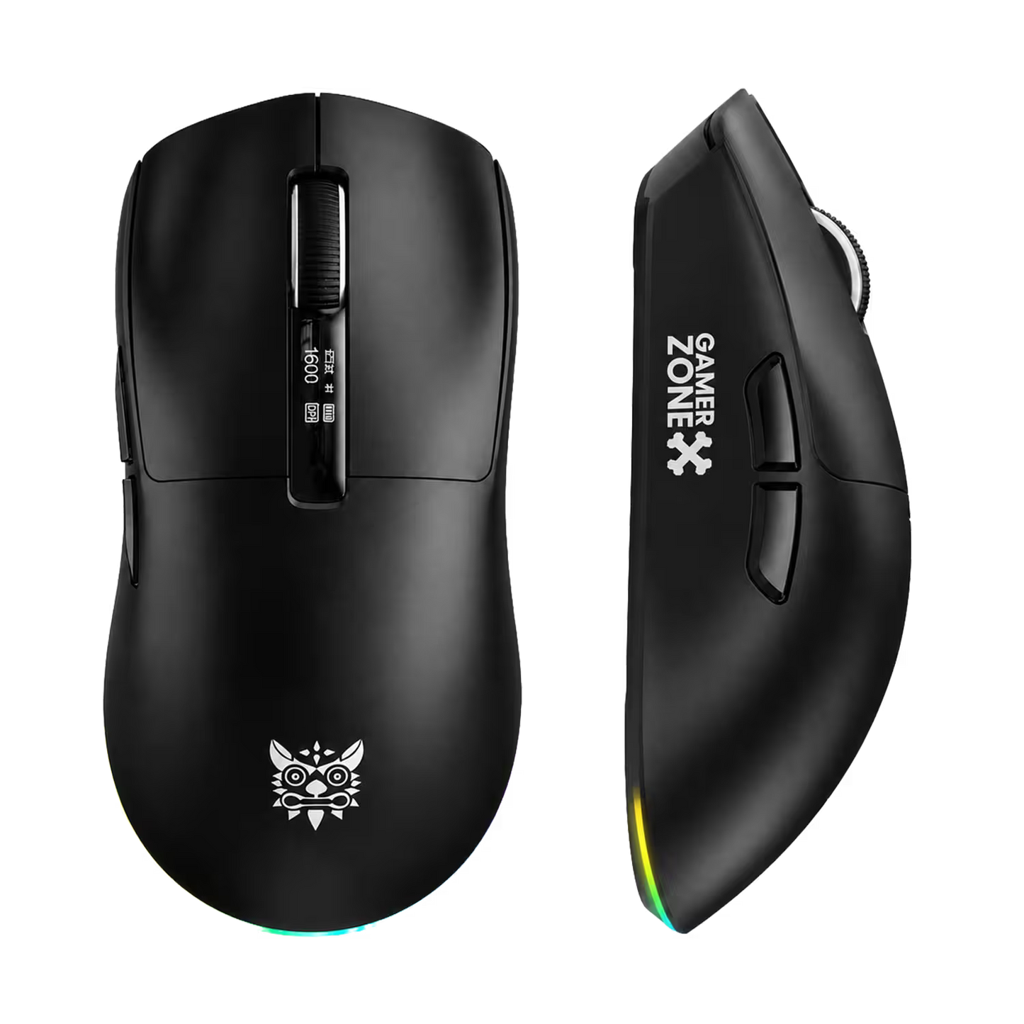 Mouse Gamer Inalámbrico Recargable ONIKUMA DM07 RGB 24000 DPI 1000Hz con Base de Carga