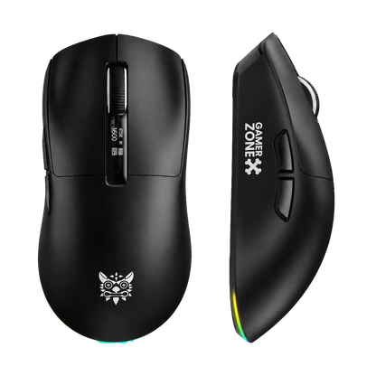 Mouse Gamer Inalámbrico Recargable ONIKUMA DM07 RGB 24000 DPI 1000Hz con Base de Carga