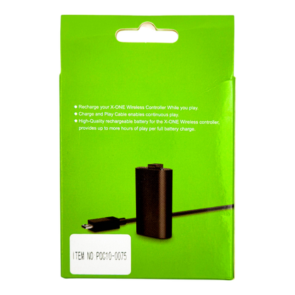 KIT CARGA Y JUEGA GENÉRICO CONTROL XBOX 1,2 Y 3 GENERACION