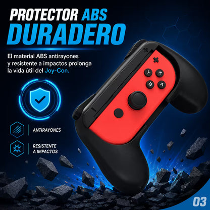 Soporte Controller Grip para Joy-Con Nintendo Switch | Ergónomico Antideslizante