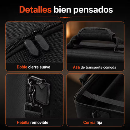 Maleta de Transporte Rígida PS5 – Gran Capacidad EVA | Consola + 2 Controles + Accesorios