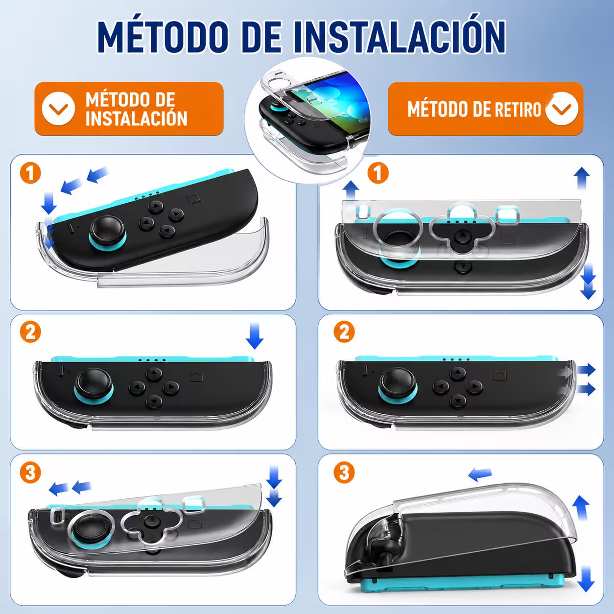 Carcasa Protectora Nintendo Switch 2 | Acrílica Transparente Crystal Clear