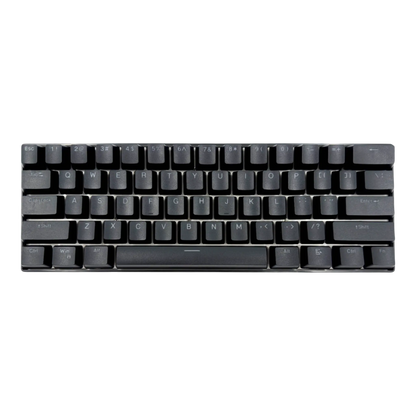 Teclado mecánico para juegos T-Wolf T60 60% RGB con cable NEGRO