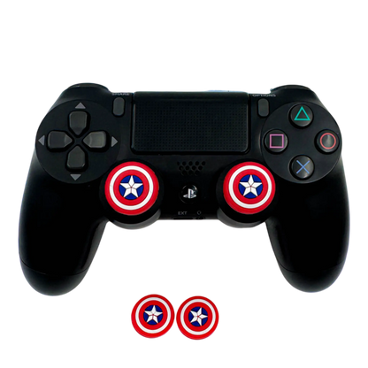 UNIDAD GRIPS PS4/PS5/XBOX ONE/XBOX SERIES. CAPITAN AMÉRICA