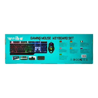 COMBO TECLADO Y MOUSE GAMER | WEIBO 550