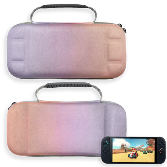 Estuche de Transporte Nintendo Switch 2 | Semirrígido Degradado Lila y Rosa