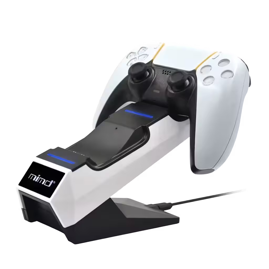Base Cargadora Dual PS5 – Carga Rápida USB-C MIMD