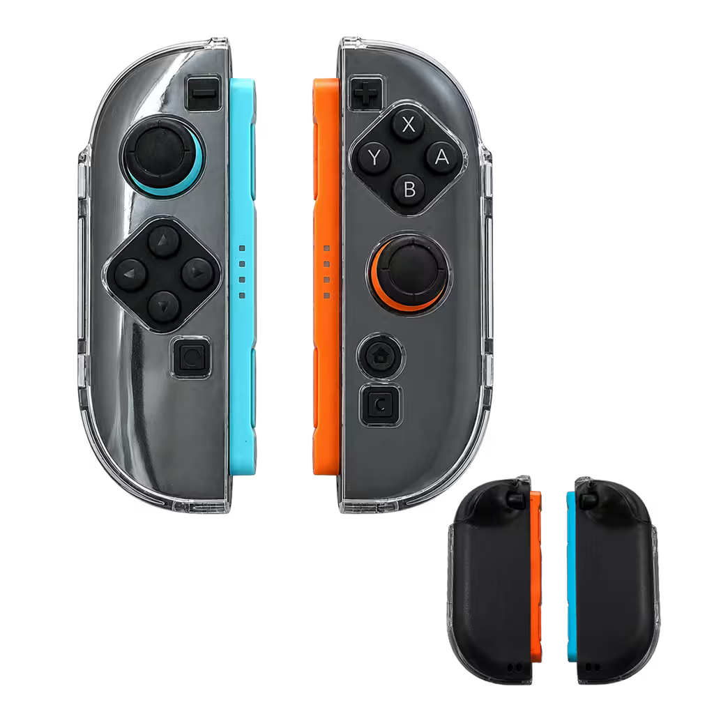Cubiertas Protectoras Acrílico para Joy-Con Nintendo Switch 2 | Transparente Anti-Rayaduras
