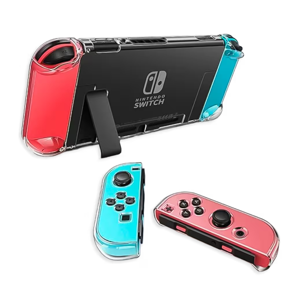 Funda Acrílica Transparente Nintendo Switch y Joy-Con – Protección PC Crystal
