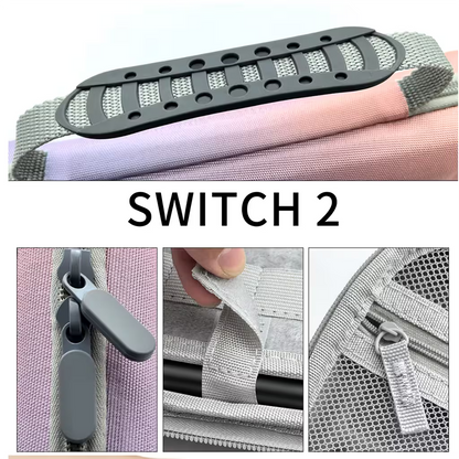 Estuche de Transporte Nintendo Switch 2 | Semirrígido Degradado Lila y Rosa