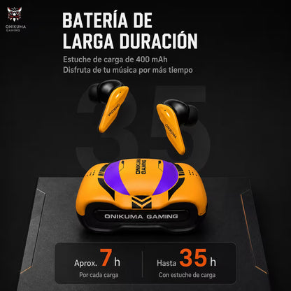 Audífonos Gamer ONIKUMA TX616 Bluetooth 5.4 + 2.4GHz con ENC y Estuche de Carga