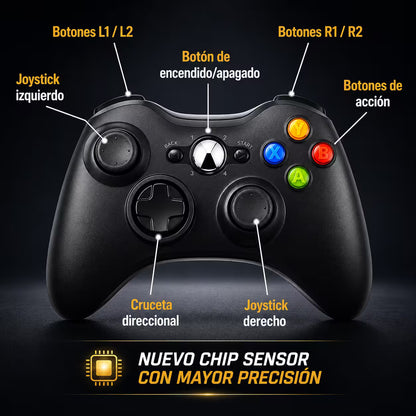 Control Genérico Inalámbrico Xbox 360 - vista 2 control gamer