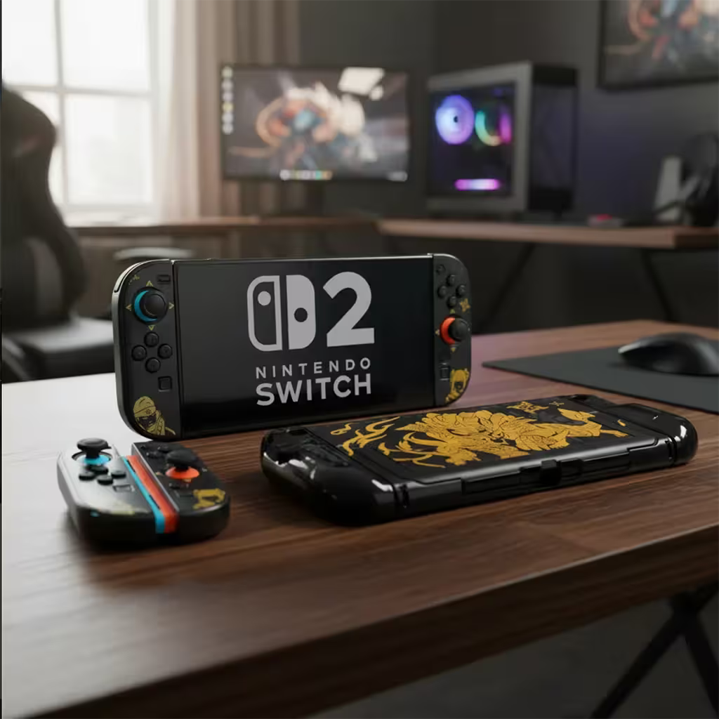 Carcasa Acrílica Nintendo Switch 2 – Diseño Monster Hunter | Split Design