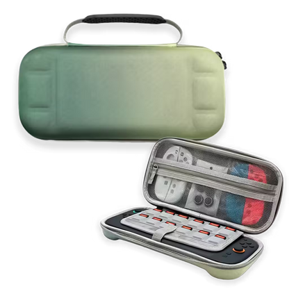 Estuche de Transporte Nintendo Switch 2 | Semirrígido Degradado Verde