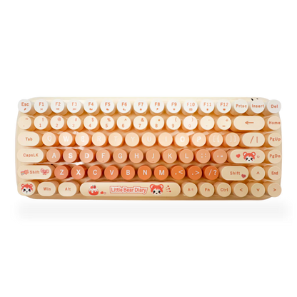 Combo Teclado Mouse Inalámbrico MOFii Candy Habano - 2.4G Silencioso 1200 DPI Compacto