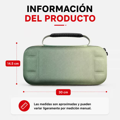 Estuche de Transporte Nintendo Switch 2 | Semirrígido Degradado Verde