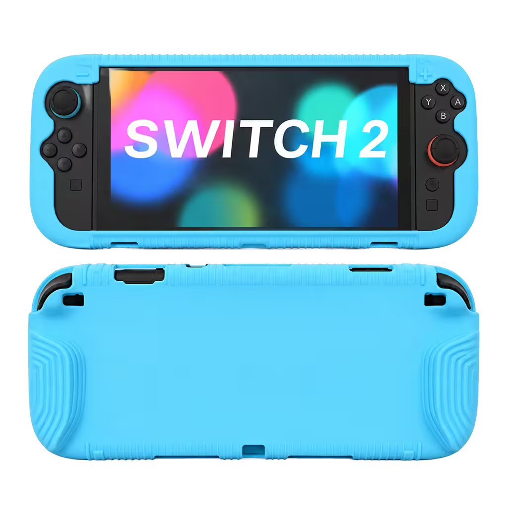 Funda de Silicona Nintendo Switch 2 | Alta Densidad Color Azul