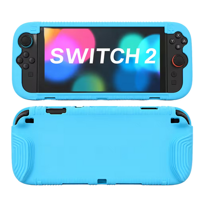 Funda de Silicona Nintendo Switch 2 | Alta Densidad Color Azul
