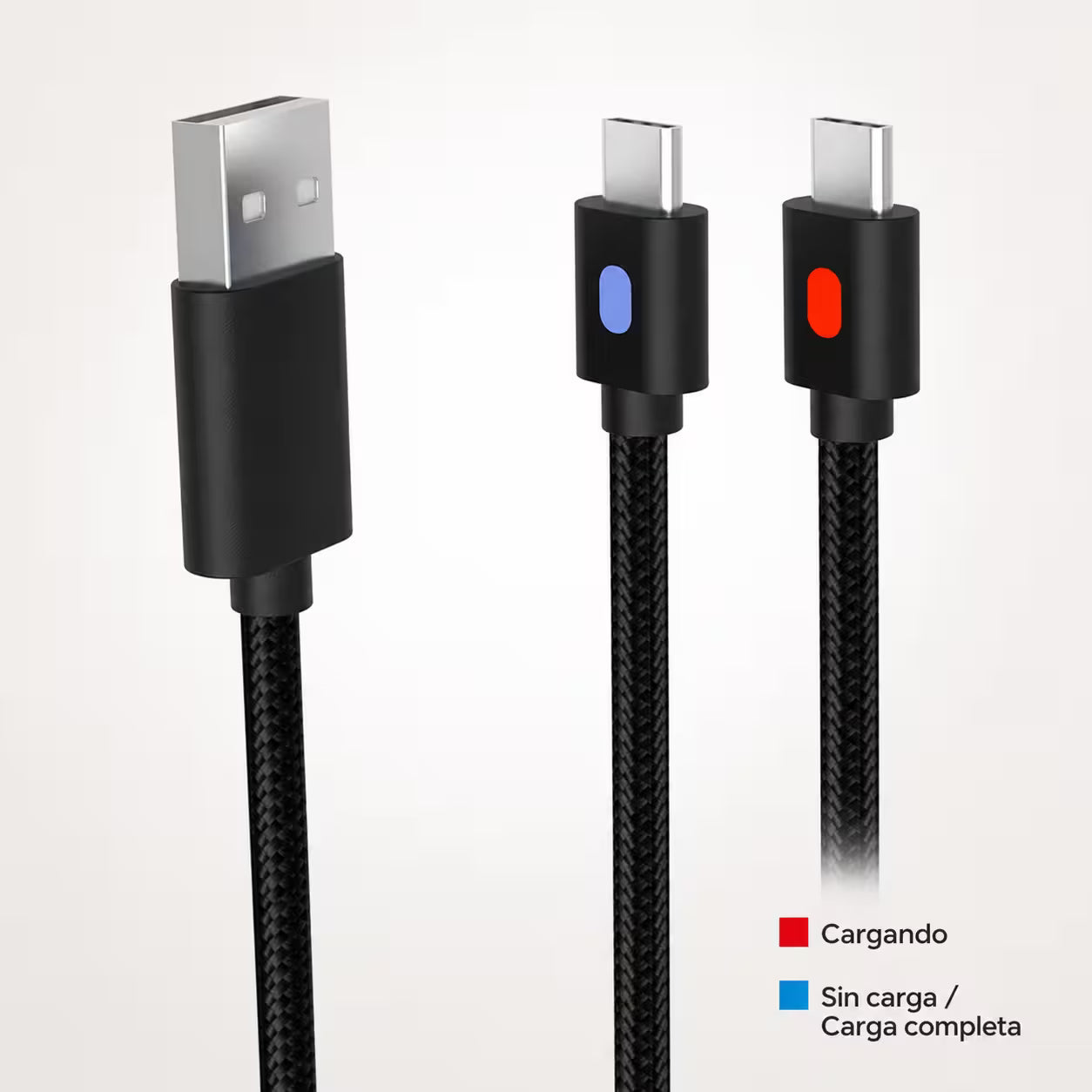 Cable USB-C DOBE 3m - vista 6 cable cargador
