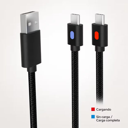 Cable USB-C DOBE 3m - vista 6 cable cargador