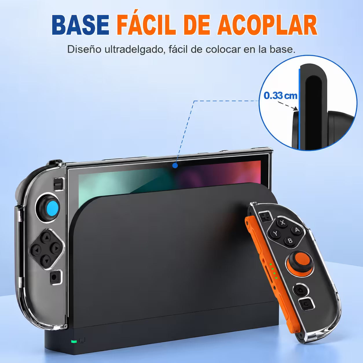 Carcasa Protectora Nintendo Switch 2 | Acrílica Transparente Crystal Clear