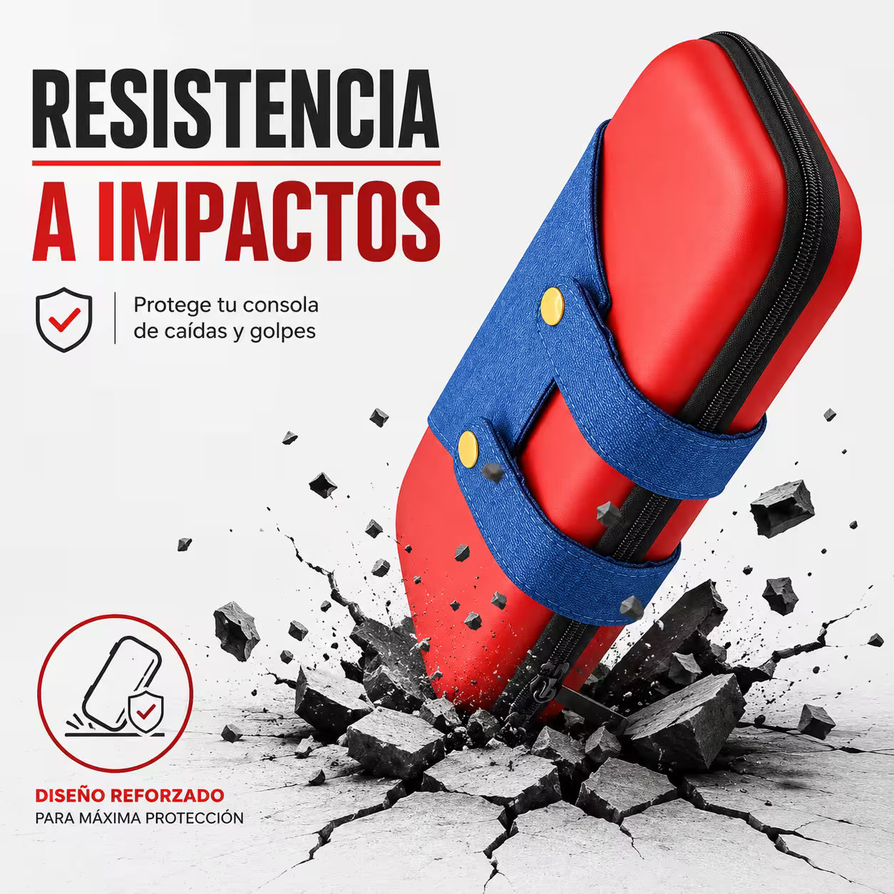 Estuche de Transporte Rígido Nintendo Switch 2 – Diseño Mario & Luigi