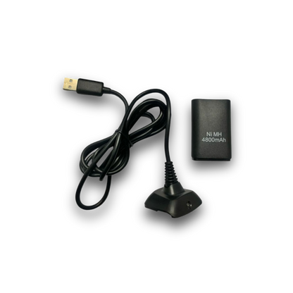 KIT CARGA Y JUEGA GENÉRICO CONTROL XBOX 360