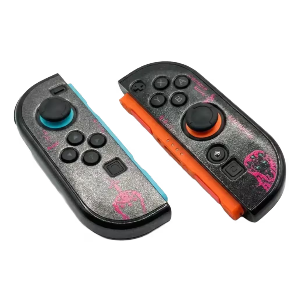Carcasa Acrílica Nintendo Switch 2 – Zelda Dorado & Fucsia Neón | Split Design