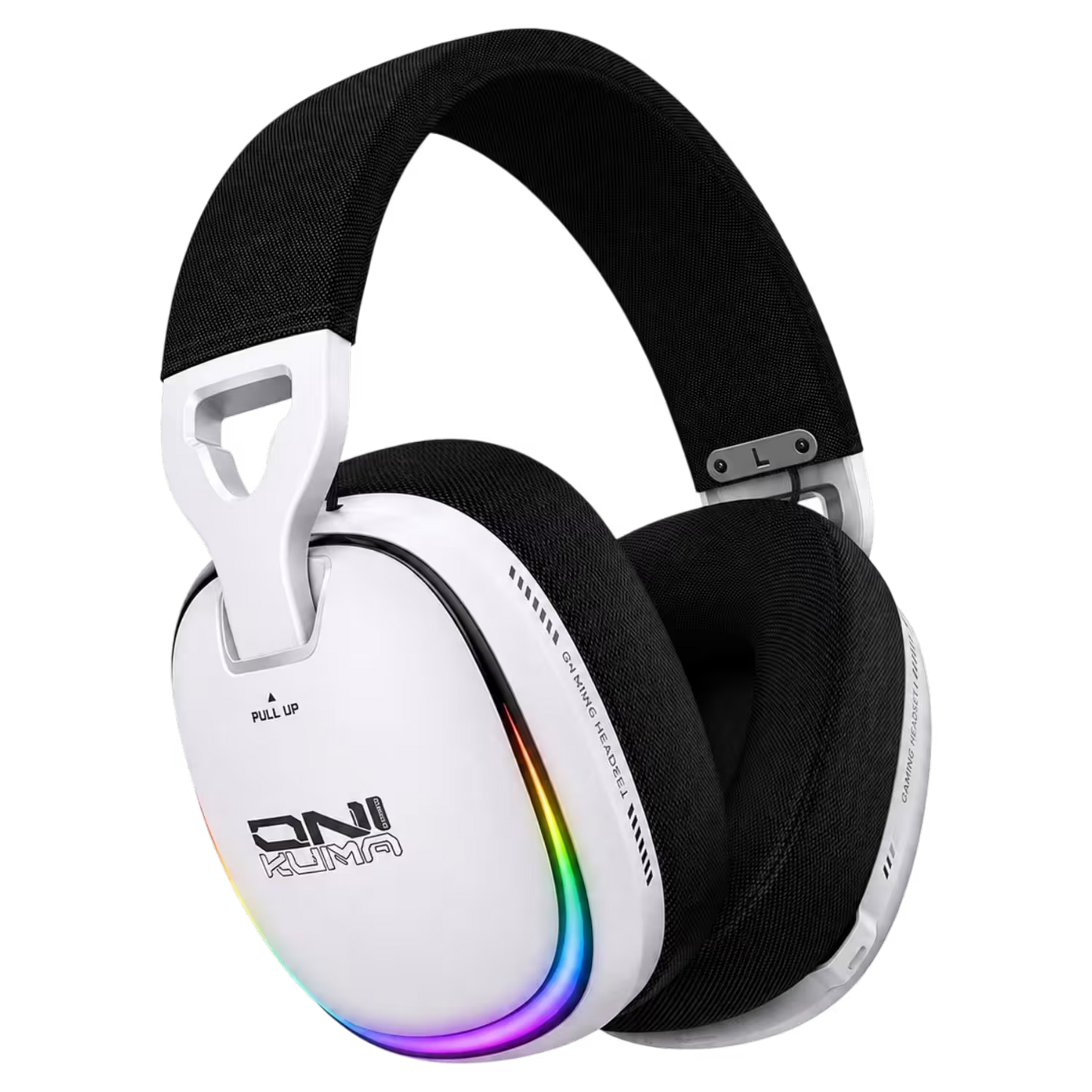 Audífonos Gamer Inalámbricos Onikuma GT805 Blanca| 4 en 1 | Mic Oculto ENC | 60H Batería | PS5, PC, Switch, Móvil