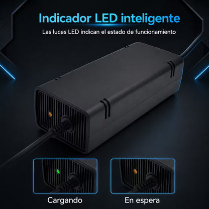 Fuente de Poder Genérica Xbox 360 Slim | Voltaje Automático Indicador LED