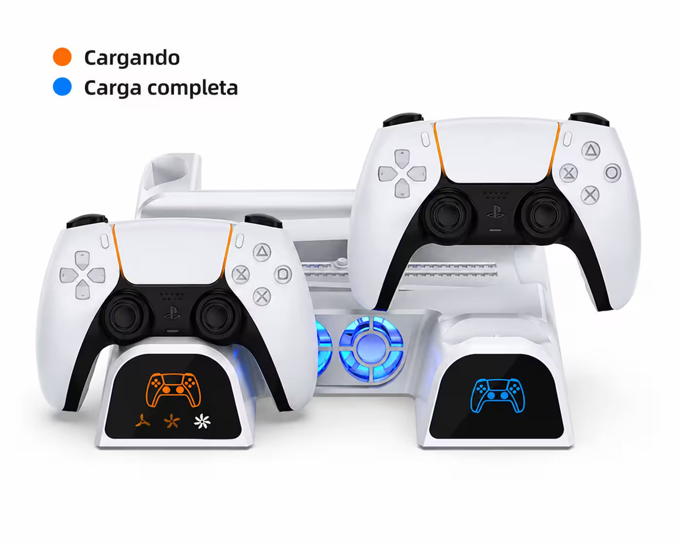 Base Cargadora y Refrigerante DOBE para PS5 - vista 4 base de carga