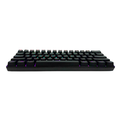 Teclado mecánico para juegos T-Wolf T60 60% RGB con cable NEGRO