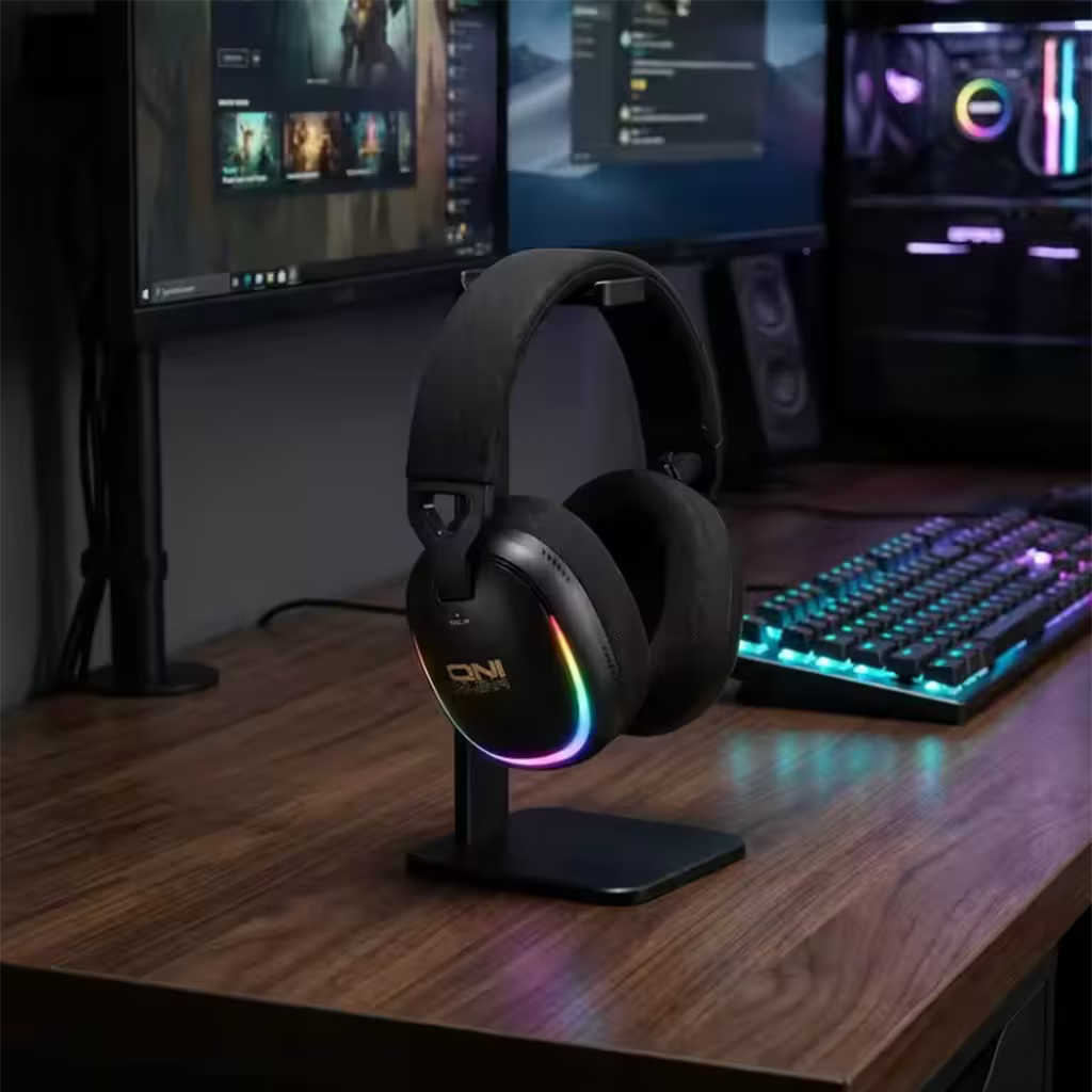 Audífonos Gamer Inalámbricos Onikuma GT805 - vista 4 diadema gamer audífonos