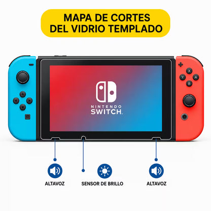Vidrio Templado Nintendo Switch 1 – Protección 9H Ultra Claro