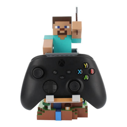 SOPORTE MINECRAFT: STEVE -PARA TU CONTROL O CELULAR  - CABLE GUYS ORIGINAL