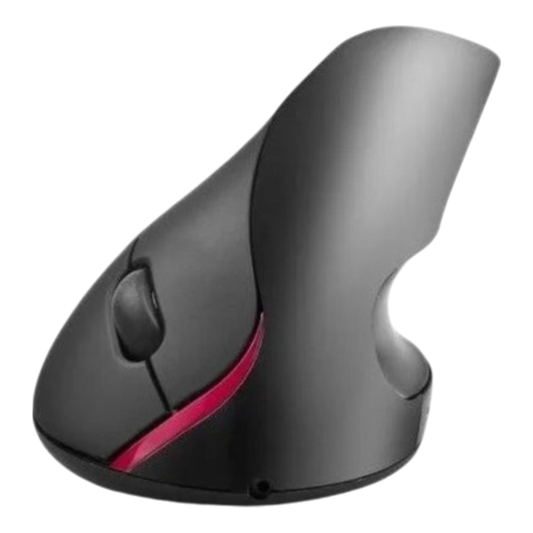 Mouse Ergonómico Vertical Inalámbrico - 5 Botones 2400 DPI Recargable | Negro