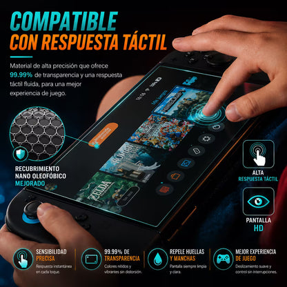 Vidrio Templado Nintendo Switch 2 – Protección 9H HD 99%