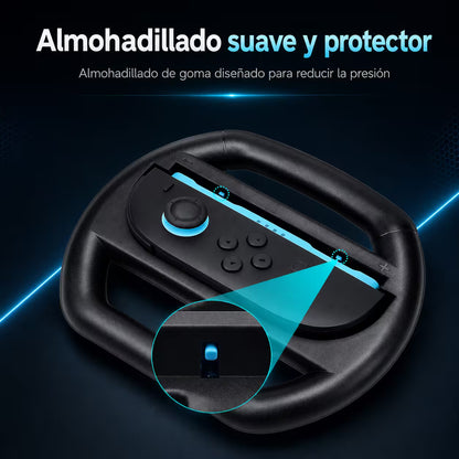 Volante para Joy-Con Nintendo Switch 2 - Pack x2 L+R Simulador Conducción Carreras