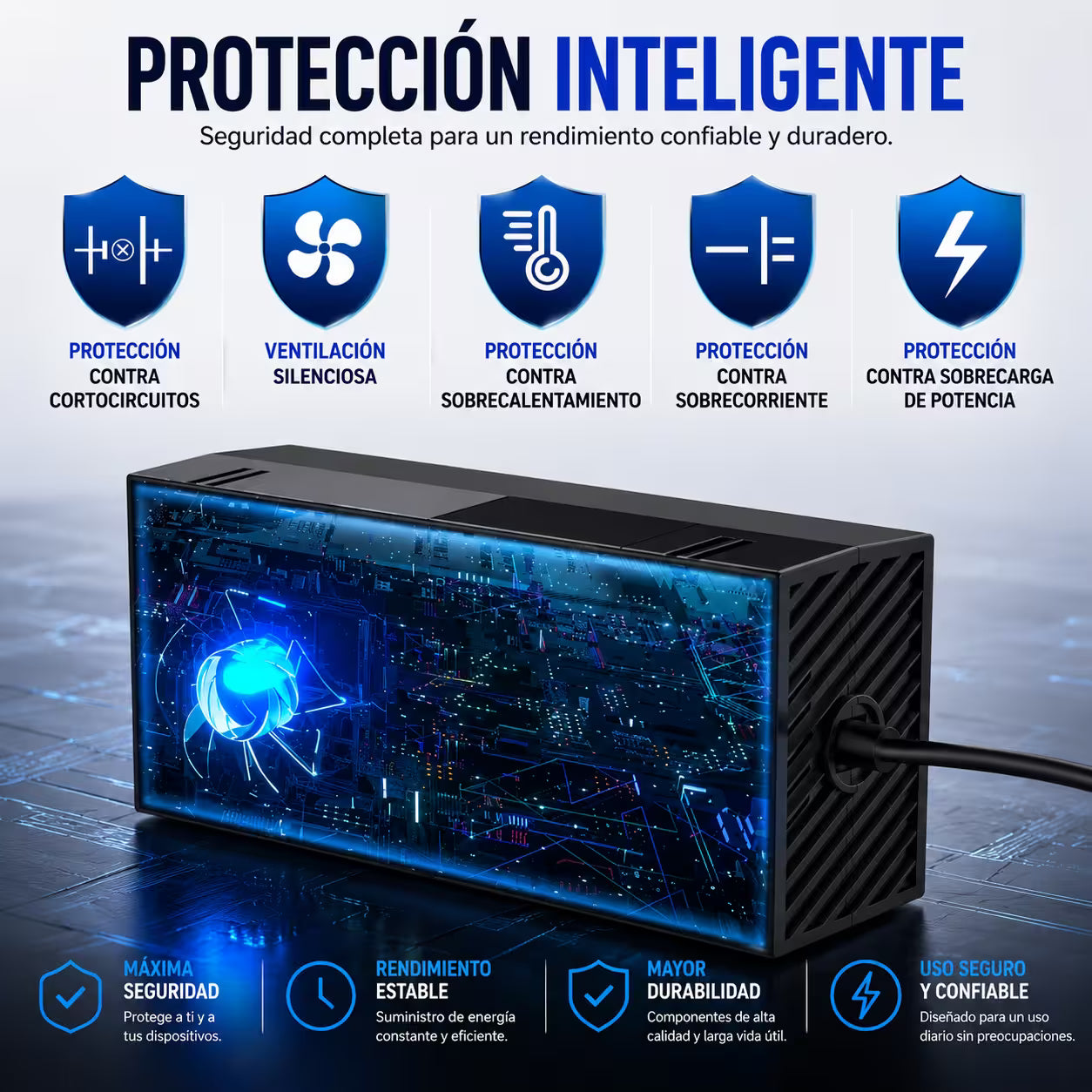 Fuente de Poder Genérica Xbox One FAT | Voltaje Automático Indicador LED 100-127V