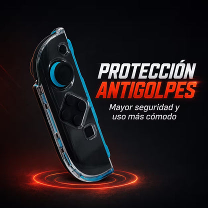 Cubiertas Protectoras Acrílico para Joy-Con Nintendo Switch 2 | Transparente Anti-Rayaduras