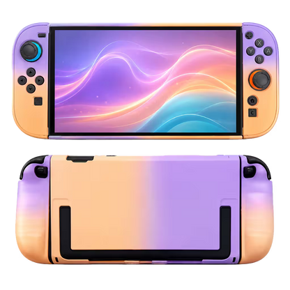 Carcasa Protectora Nintendo Switch 2 | Acrílica Degradado Rosado y Lila