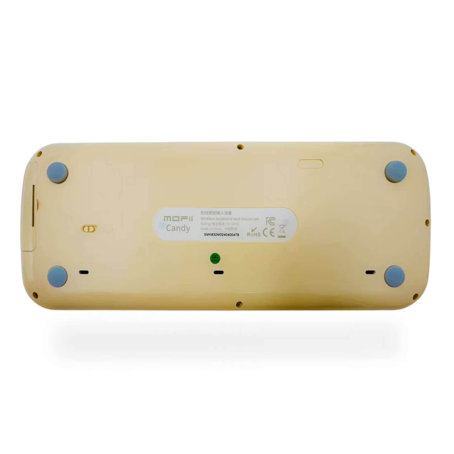 Combo Teclado Mouse Inalámbrico MOFii Candy Habano - 2.4G Silencioso 1200 DPI Compacto