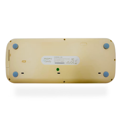 Combo Teclado Mouse Inalámbrico MOFii Candy Habano - 2.4G Silencioso 1200 DPI Compacto