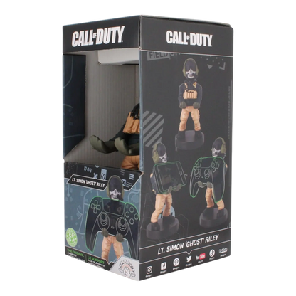 SOPORTE CALL OF DUTY: LT. SIMON 'GHOST' RILEY  -PARA TU CONTROL O CELULAR  - CABLE GUYS ORIGINAL