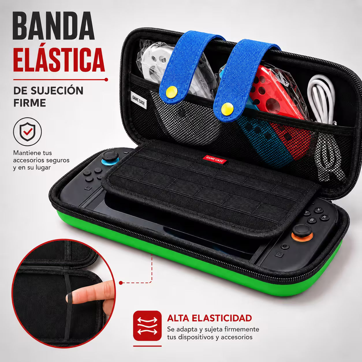 Estuche de Transporte Nintendo Switch 2 | Rígido Edición Luigi