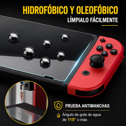 Vidrio Templado Nintendo Switch 1 – Protección 9H Ultra Claro