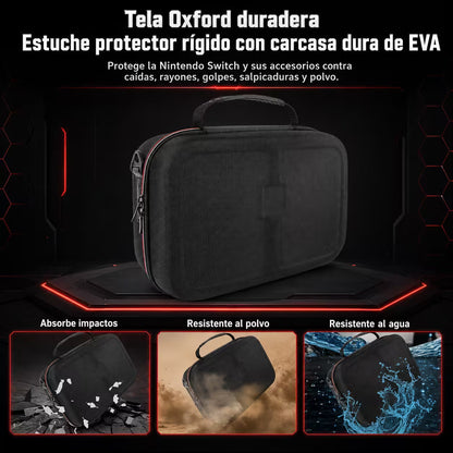 Maleta Viajera Nintendo Switch 1, OLED — Gran Almacenamiento | EVA + Nailon